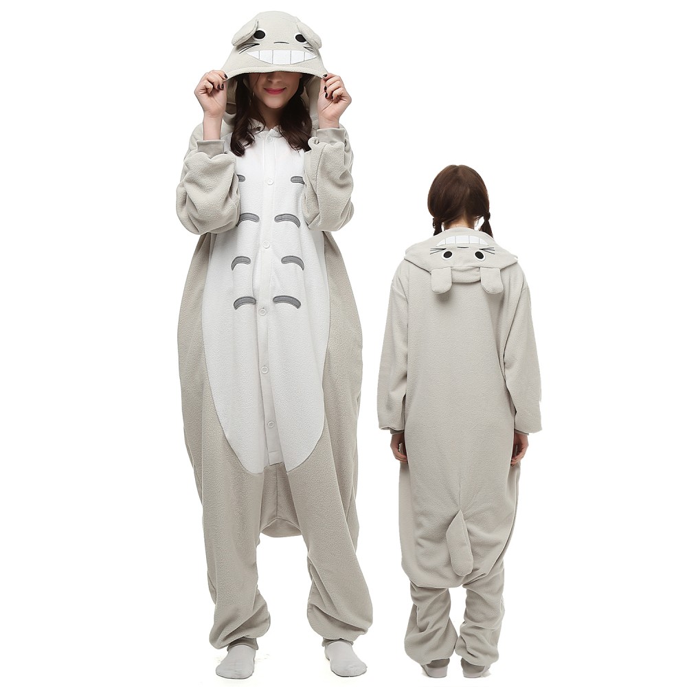 Totoro Kostüm für Erwachsene Unisex Onesie Pyjamas