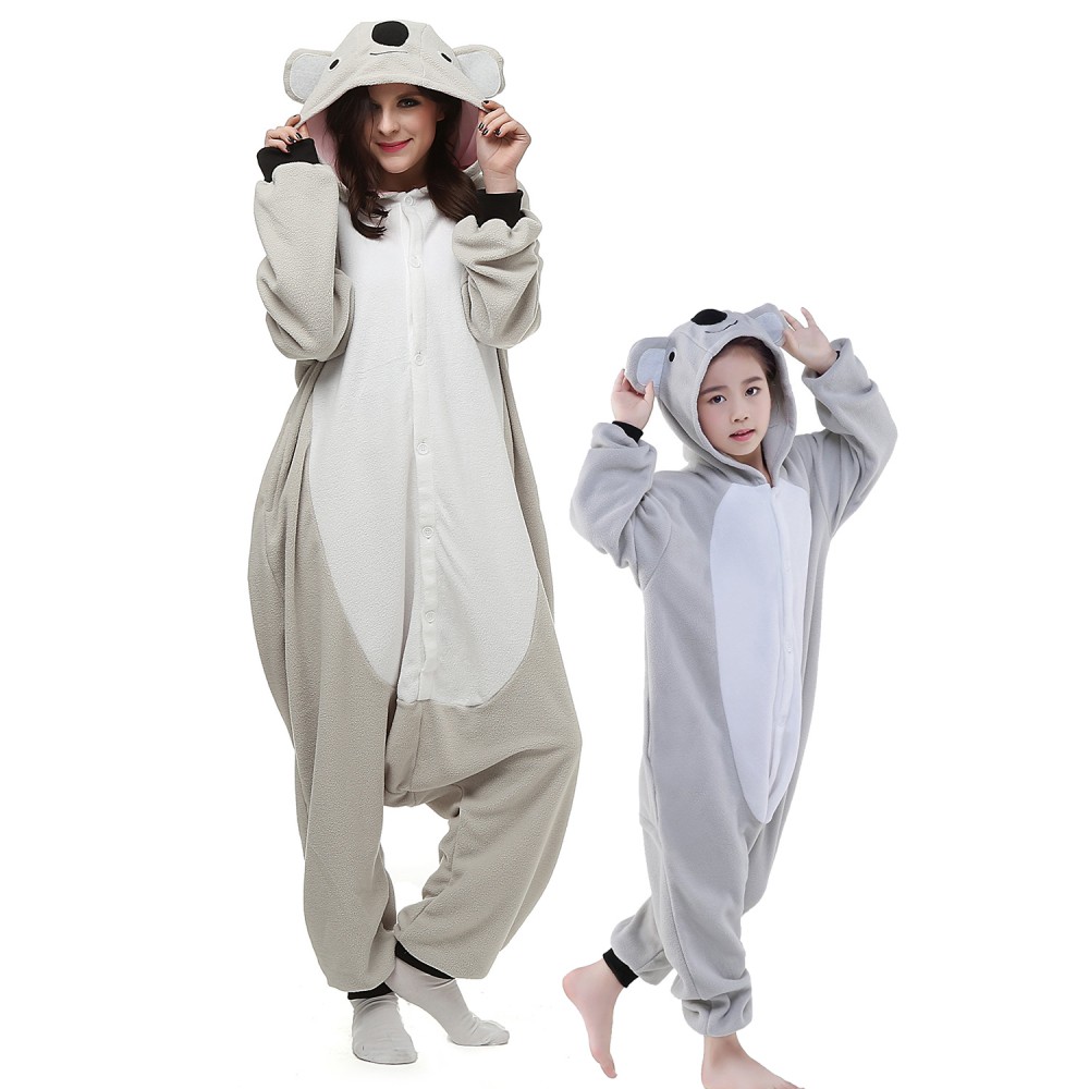 Koala Kostüme Kinder & Erwachsene Pyjamas Cosplay Onesie