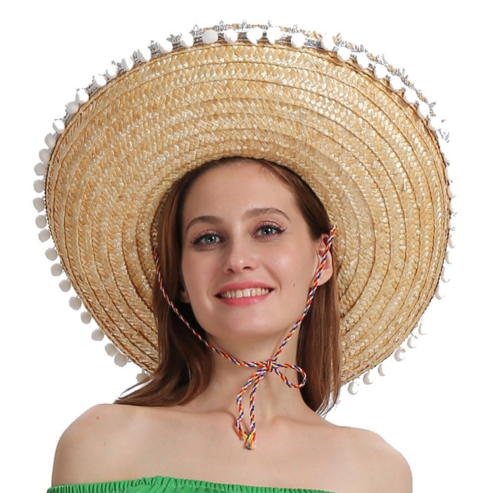 Mexiko-Strohhut Sombrero Hut für Erwachsene