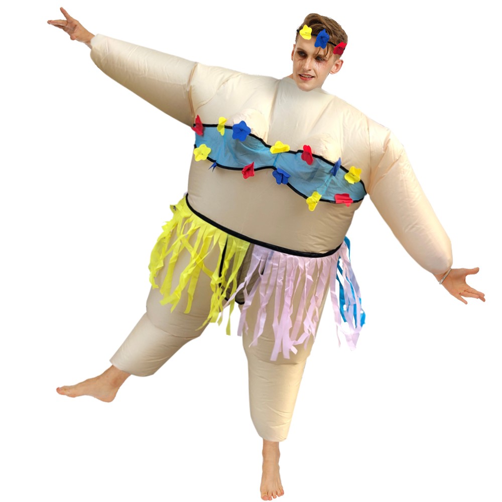 Aufblasbares Hula Kostüm Erwachsene