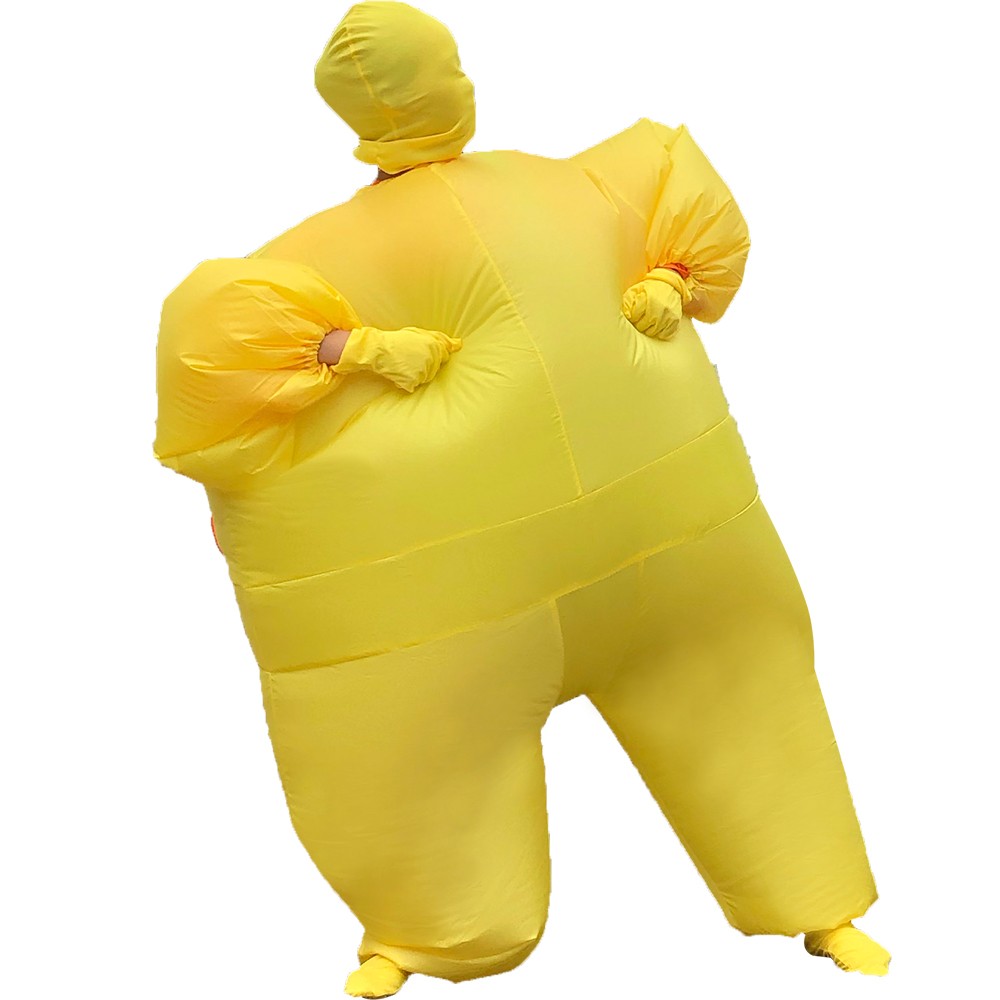 Aufblasbares Kostüm Gelber Megamorph für Erwachsene