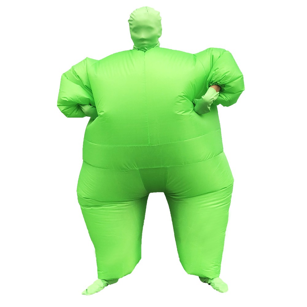 Aufblasbares Kostüm Grüner Megamorph für Erwachsene