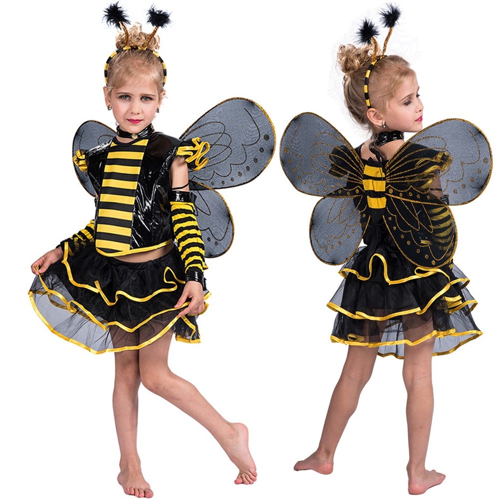 Bienen Kostüm Kleid für Mädchen